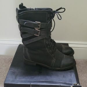 Canvas Combat Boots